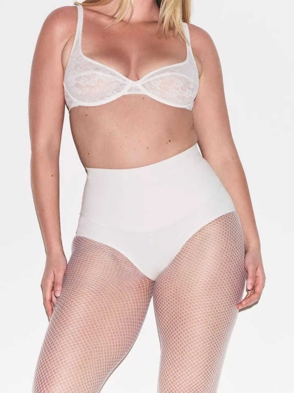 SKIMS Cotton Shapewear High-Waisted Brief Marble XL- Brand new with tags